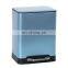 Fashion hot sale garbage bin waste can soft closing 90 degree trash bin pedal bin