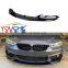 3pcs/set ABS Gloss Black Front Lip Spoiler for BMW 4 Series F32 F33 F36 M Sport Bumper 2014-2018