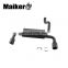 Maiker auto spare parts flexible exhaust pipe for Jeep Wrangler JL dual pipe exhaust kits