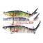 26g 14cm lures fishing saltwater Jointed Swimbait 3D Printing Pike Lifelike Hard 8 Sections Fishing Lure