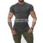 Custom Fitted Gym T-Shirt Manufacturer New Arrival Hot Seller Amazon