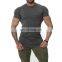 Custom Fitted Gym T-Shirt Manufacturer New Arrival Hot Seller Amazon