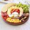 Wholesale New Design High Quality Kitchen Round Natural Bamboo Cheese Board