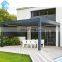 Rainproof motorized adjustable aluminum water proof electric louver garden pergola
