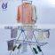 Double pole telescopic iron clothes rail rack