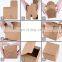 OEM Single soap box  Carriers with Window Insert and Handle Brown Kraft Individual gift boxes