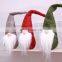 Christmas Faceless Doll Felt Plush Gnome Christmas Rudolph Pendant Decoration New Year Gifts Xmas Decor For Home