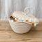 Hot Sale Home Decor White Cotton Rope Storage basket Handmade rope pot with lid Vietnam Supplier
