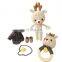 Handmade Amigurumi Reindeer Toy, Wooden Teether Ring, Crochet Reindeer Rattle Vietnam Supplier Cheap Wholesale