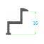 MK Factory Direct Sale Aluminum Solar Clamp End Clamp for Metal Roof Solar Panel Mount Roof Bracket Factory Direct Sell