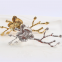 Plum Blossom Iron Metal Napkin Ring Napkin Buckle For Wedding