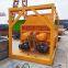 hoist lifting type concrete mixing machine supplier double axle concrete mixer