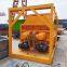 hoist lifting type concrete mixing machine supplier double axle concrete mixer