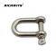 Marine Hardware 304/316 Stainless steel JIS type D shackle
