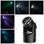 Rainbow Effect LED Bee eye lense Rotation Moving Head with Sound music Control Party Lights for dj pubs Musicians party