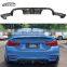 F80 F82 M3 M4 KT Style High Quality Carbon Fiber Rear Diffuser Rear Bumper Lip With LED Light For BMW F80 M3 F82 M4