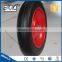 Heavy Duty Solid Industrial Caster Wheel Rubber Wheelbarrow Wheel 14x3.50-8