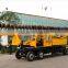Most popular piling rig ,Three-walking ways, HF-360 Auger concrete hole drilling machine