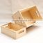 Hot sale cheap wooden boxes, Zakka wooden storage box, Wooden postcards box