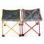 Alluminum alloy folding fishing chair for outdoor