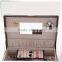 luxury pu leather handmade best jewelry travel case