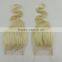 Accept customize for 4*4,4*5 hair closure pieces 613 silk base closure