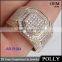 2016 Cheap price Hip hop ring for men 925 silver CZ jewelry 10k plated two tone color