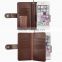 Wholesale luxury PU leather mobile phone cases for Iphone 6/ 6 plus wallet with card slot leather purse
