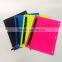 Osni Fashion Custom 3-ring Binder Pencil Bag Candy Color File Document Bag Grid Plastic Binder Pencil Bag
