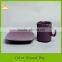 Small capacity cololful square shape cup/ ceramic coffee mug with saucer tea set, LJ-3002