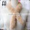 Factory Direct Wholesale Price Rex Rabbit Fur Scarf /round Rex Fur Scarf