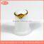 white ceramics porcelain ceramic thimble set or hand ring high-end unique jewelry holder