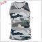 Mens Military Camouflage Singlet Cotton Gym Vest Camo Tank Top