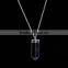 Women Trending Products Opal Natural Stone Pendant Cross Shape Necklace SMJ0130