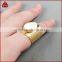 Fashion latest gold finger resin ring designs jewelry with cheap price