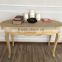 Solid oak wood antique living room entry hall console table with drawers