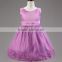 bowknot birthday dress tutu lace flower puffy dress for girls from 2-8 years