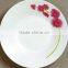 2015 lowest price sale ceramic plate factory in China,bulk cheap porcelain plate, plate serving dishes