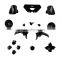 Solid Black Controller Buttons Joystick Controller Replacement Mod Kit Parts for Xbox One Controller