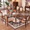 Dining room furniture classical carved solid wooden base for dining table