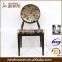 Characteristic round back metal frame banquet chair