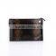 Noble mens' long clutch wallet black