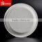 Oval Biodegradable heavy duty disposable sugarcane pulp plates