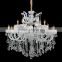 8 lights high quality purple crystal chandelier light