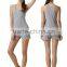 Pajama Set Cotton lounge wear Knitted Sleepwear Sleeveless Suit Sport Pants set