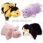 Alibaba China cutom plush pillow animal stuffed plush animal toy pet pillow