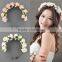 Handmade head wreath for wedding bridal headdress and girls summer holiday