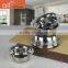 Wholesale A/B stainless steel fruit bowl set/mental food stock bowl/deep bowl