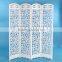 Wooden carving classic style 4 panel waterproof room divider folding screen
