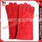 Best Red Cow Split Welding Gloves, Great Protection Against Fire and Slags